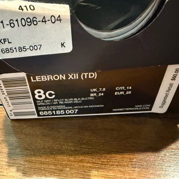 Dunkman LeBron 12 sz 8c toddler - Picture 5 of 5